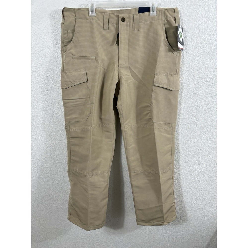 Propper EdgeTec Tactical Pants Womens 18S Khaki Ripstop Cargo Teflon Work F5905